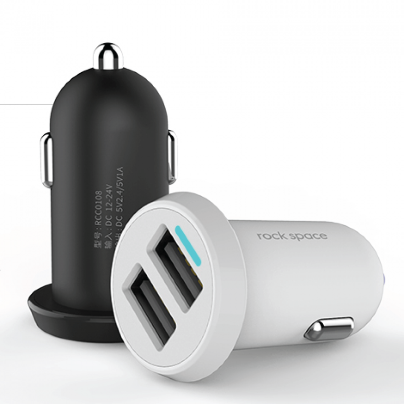 ROCK SPACE DITOR CAR CHARGER 2.4A KITS