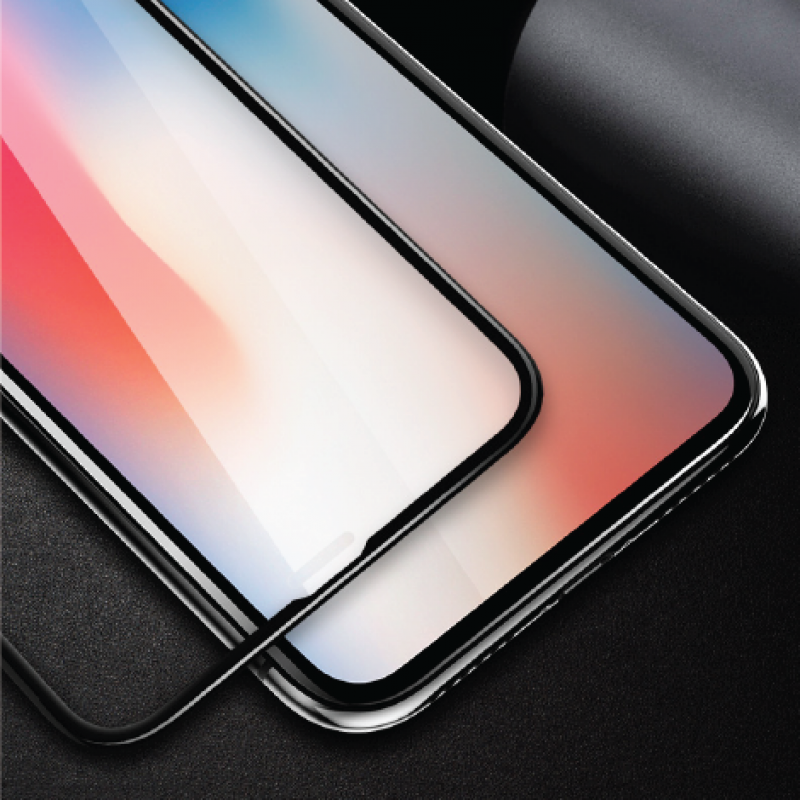 ROCK 4D CURVED TEMPERED GLASS SCREEN PROTECTOR SOFT EDGE FIT (IPHONE X)