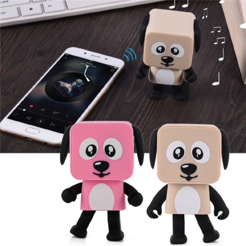 MINI DANCE ROBOT DOG WIRELESS BLUETOOTH SPEAKER