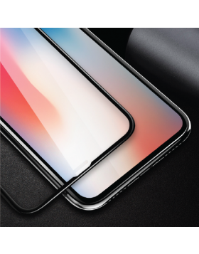 ROCK 4D CURVED TEMPERED GLASS SCREEN PROTECTOR SOFT EDGE FIT (IPHONE X)